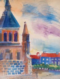 Jean Dufy - Clocher de village