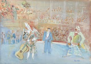 Jean Dufy - Clowns musiciens