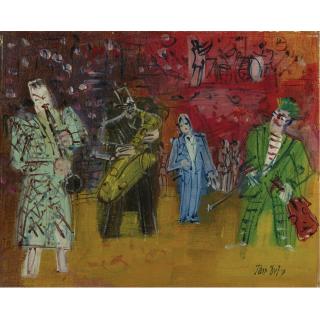 Jean Dufy - Clowns Musiciens