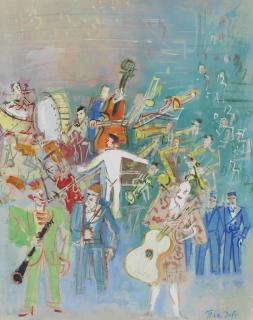 Jean Dufy - Clowns musiciens