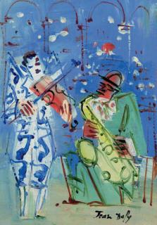 Jean Dufy - Clowns musiciens