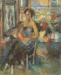 Jean Dufy - Femme Dans Un Intérieur