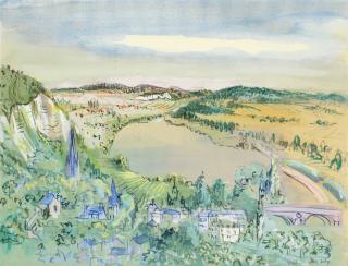 Jean Dufy - La Bouille (Seine-Maritime)