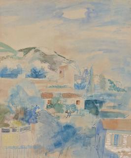 Jean Dufy - La Côte d\'Azur près de Villefranche-sur-Mer