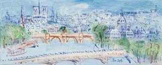 Jean Dufy - La Passerelle Des Arts