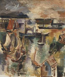 Jean Dufy - Le Bassin de La Manche Au Havre