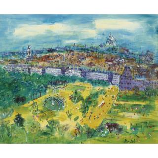 Jean Dufy - Le Jardin Des Tuileries