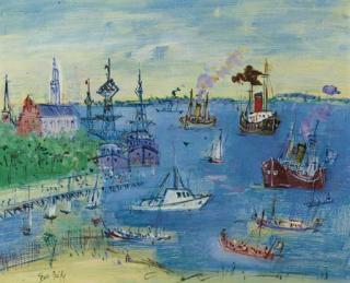 Jean Dufy - Le Port de Copenhague