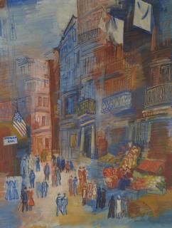 Jean Dufy - Le quartier Notre-Dame au Havre