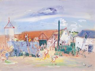 Jean Dufy - Les Battages