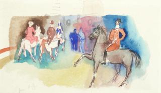 Jean Dufy - Les Cavaliers
