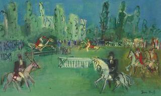 Jean Dufy - Les Courses