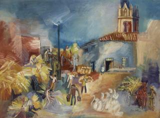 Jean Dufy - Les Moissonneurs