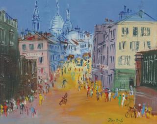 Jean Dufy - Montmartre, Rue Norvins