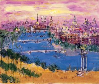 Jean Dufy - Paris, La Seine au Pont Alexandre III