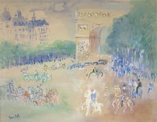 Jean Dufy - Paris, l\'Arc-de-Triomphe