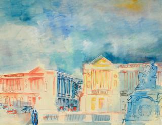 Jean Dufy - Paris, Place De La Concorde