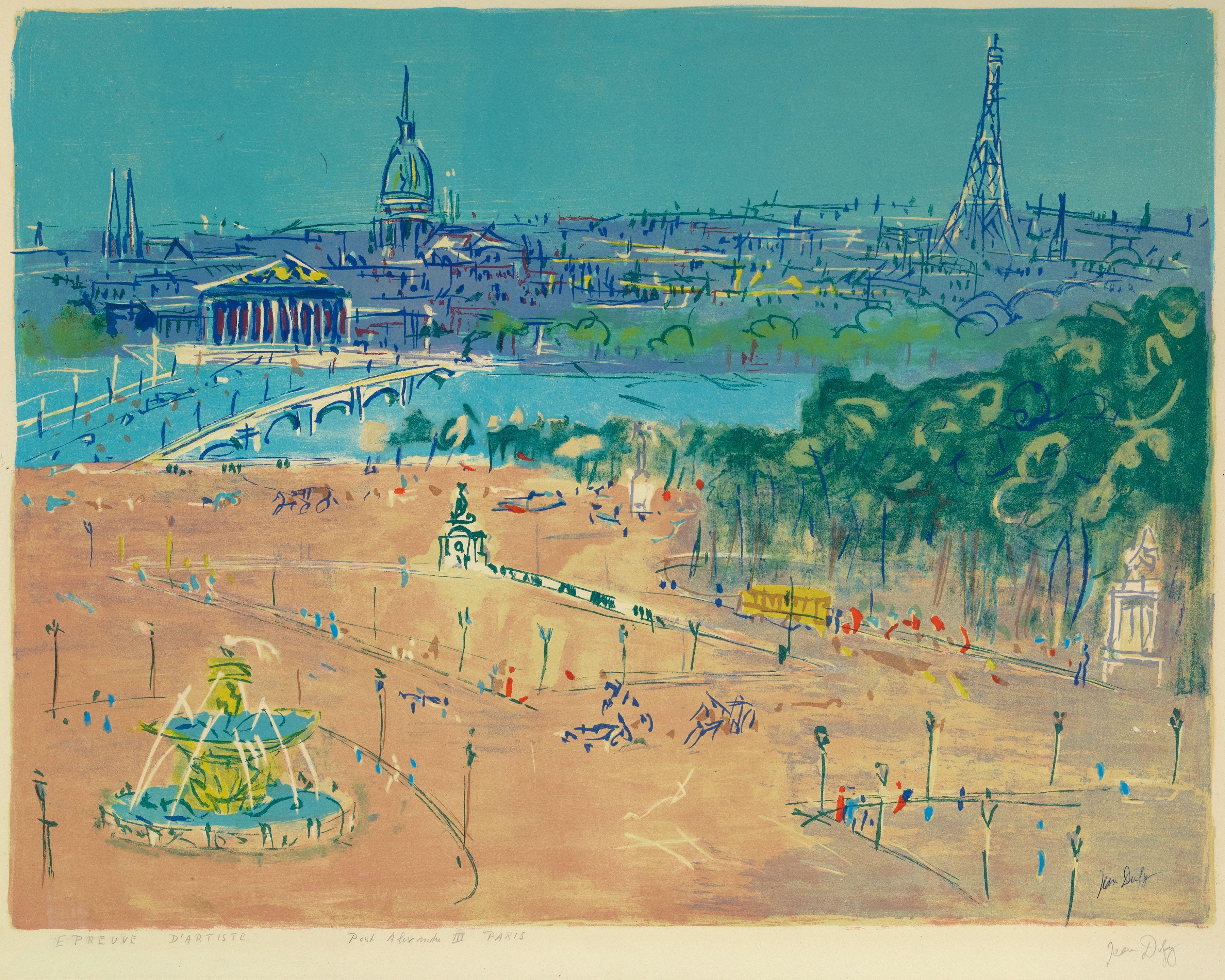 Jean Dufy - Place De La Concorde