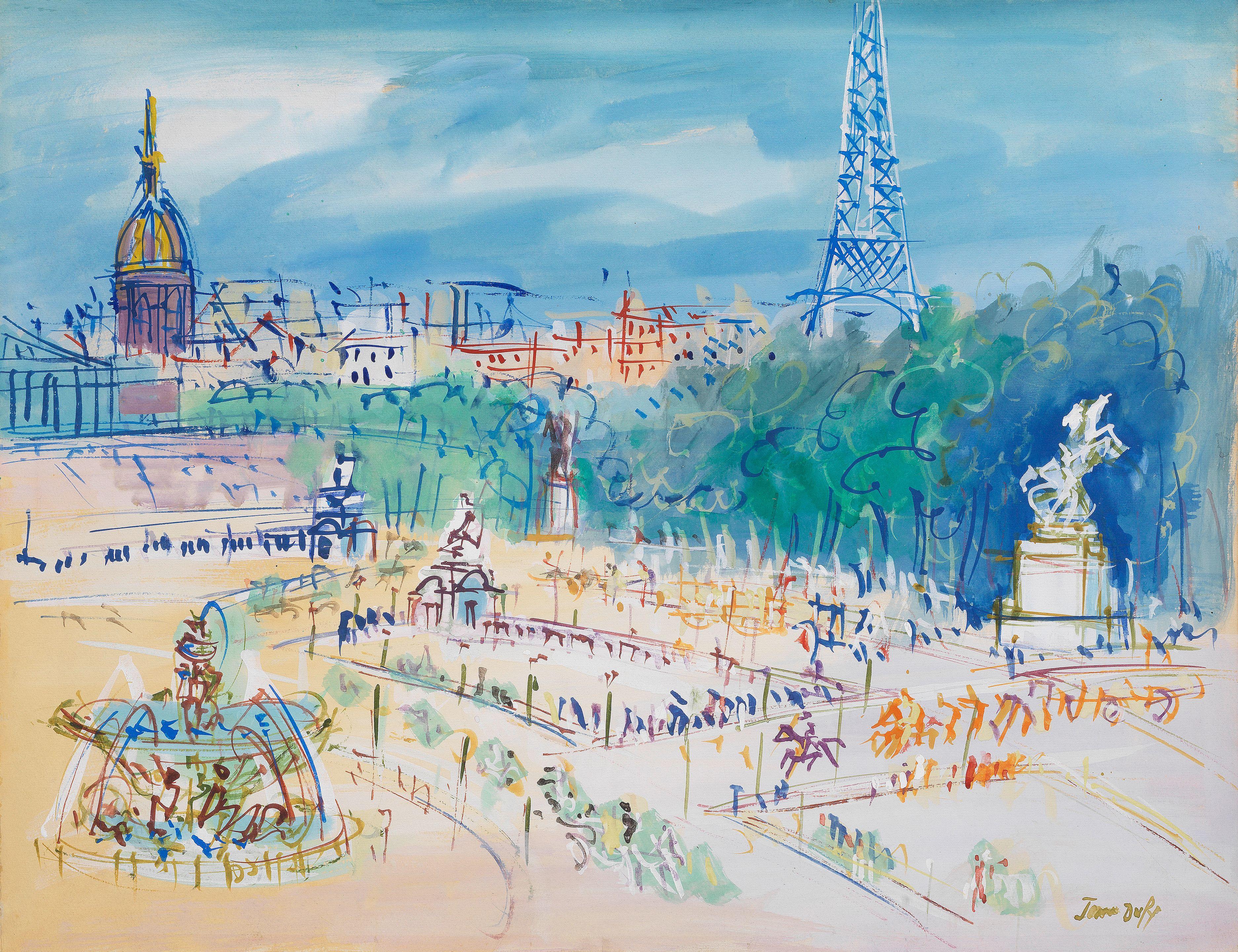 Jean Dufy - Place de la Concorde