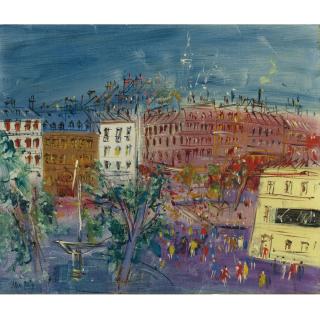 Jean Dufy - Place Pigalle