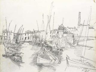 Jean Dufy - Port de l\'Ile d\'Yeu
