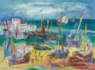 Jean Dufy - Port De Pêche