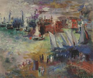 Jean Dufy - Port du Havre
