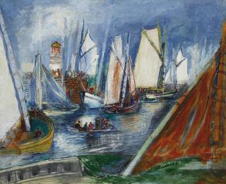 Jean Dufy - Port, Le Havre