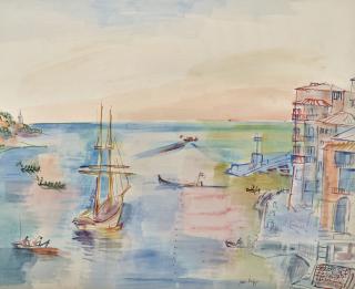Jean Dufy - Port méditerranéen