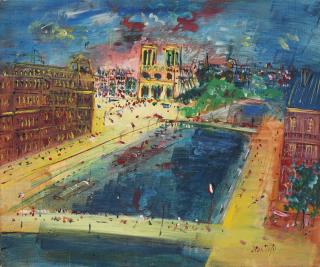 Jean Dufy - Quais De Seine
