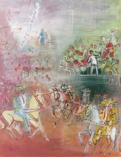 Jean Dufy - Scène de cirque