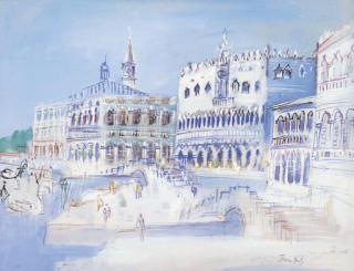 Jean Dufy - Venise vers la Place St. Marc