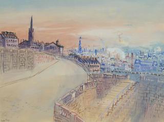 Jean Dufy - Vue de Paris