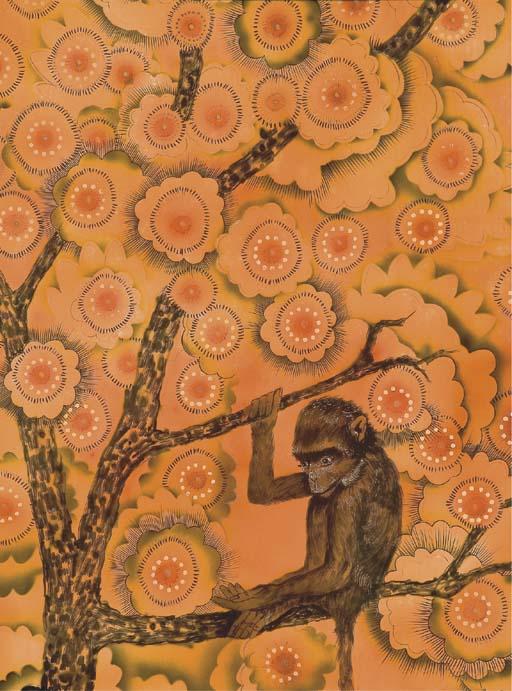 Jean Dunand - Panneau Au Singe, Vers 1927