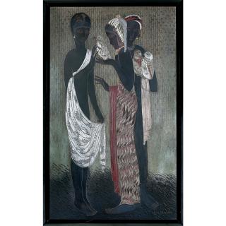 Jean Dunand - Panneau, Trois Figures, 1929 