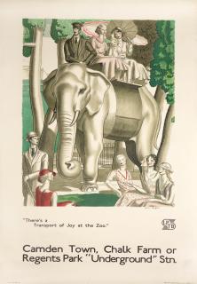 Jean Dupas - Camden Town, Chalk Farm Or Regents Park \