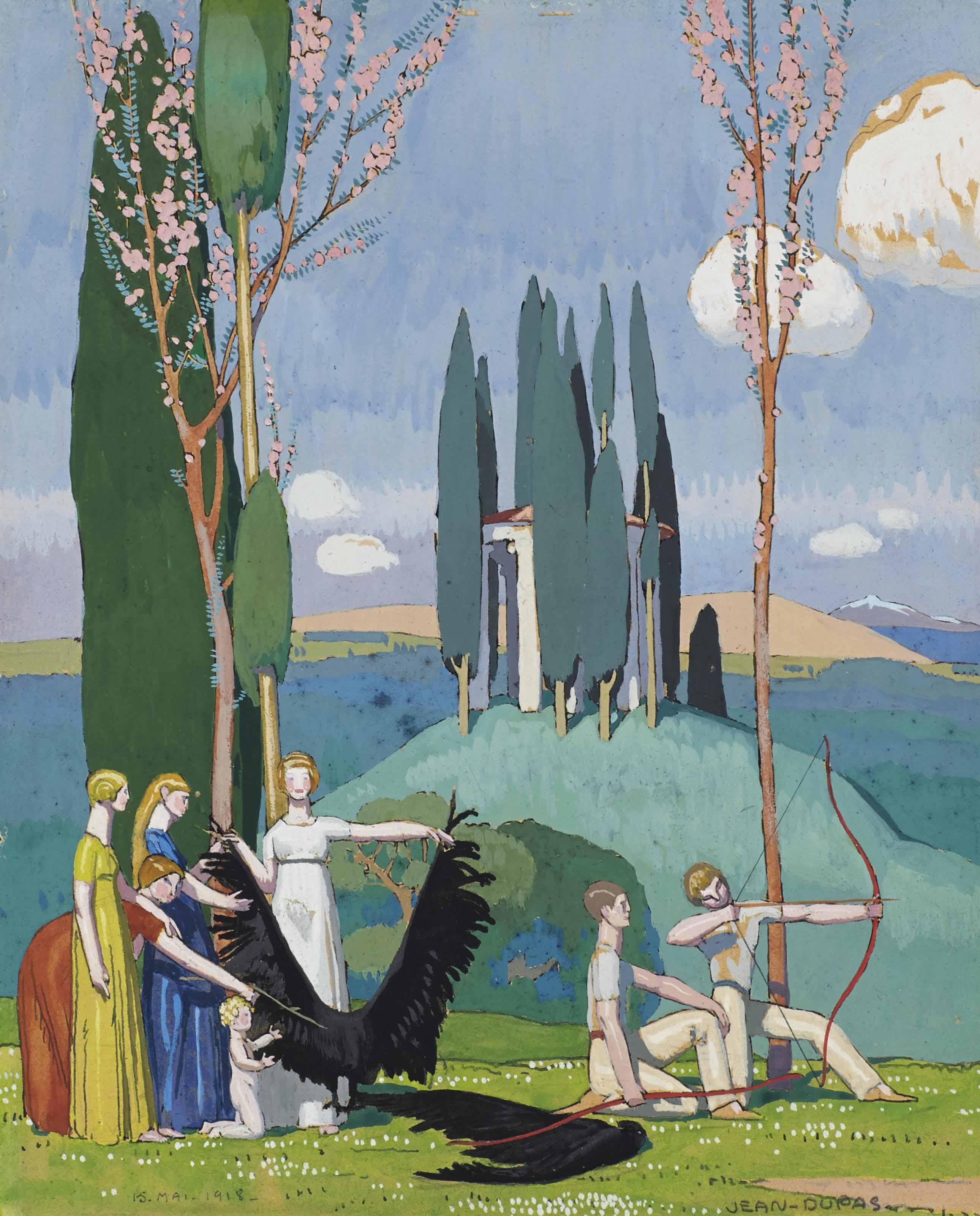 Jean Dupas - \'Les Tireurs D\'Arc\', 15 Mai 1918