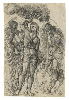 Jean Duvet - Saints Sebastian, Anthony, and Roch (B. 10; Bersier 48; Eisler 70)
