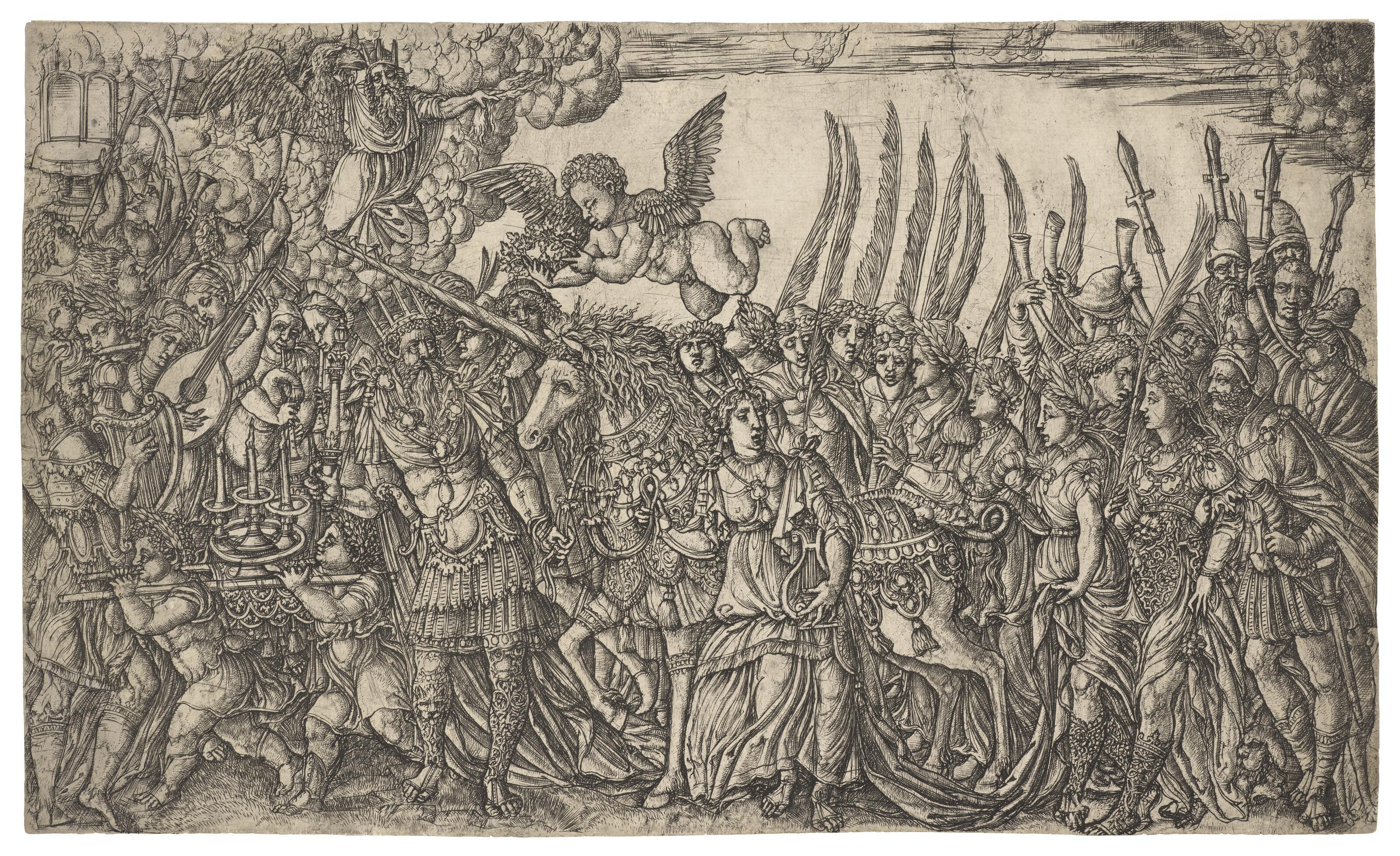 Jean Duvet - The Triumph of the Unicorn (\'Le triomphe de la licorne\'), from: The Unicorn Series