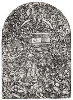 Jean Duvet - Une étoile tombe et fait ouvrir l\'Enfer, from: L\'Apocalypse figurée