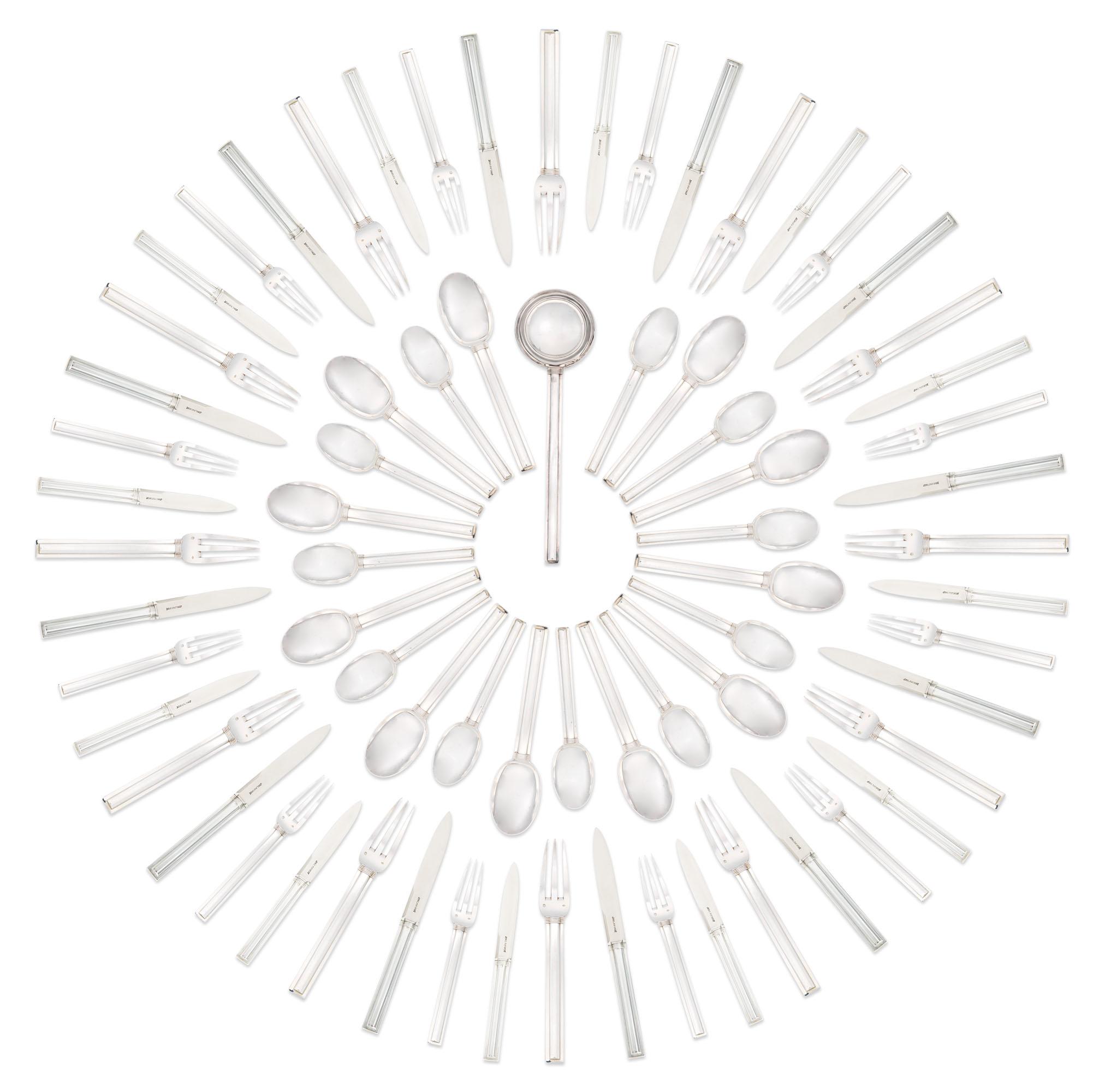 Jean E. Puiforcat - A French Sterling Silver Table Serviceparis