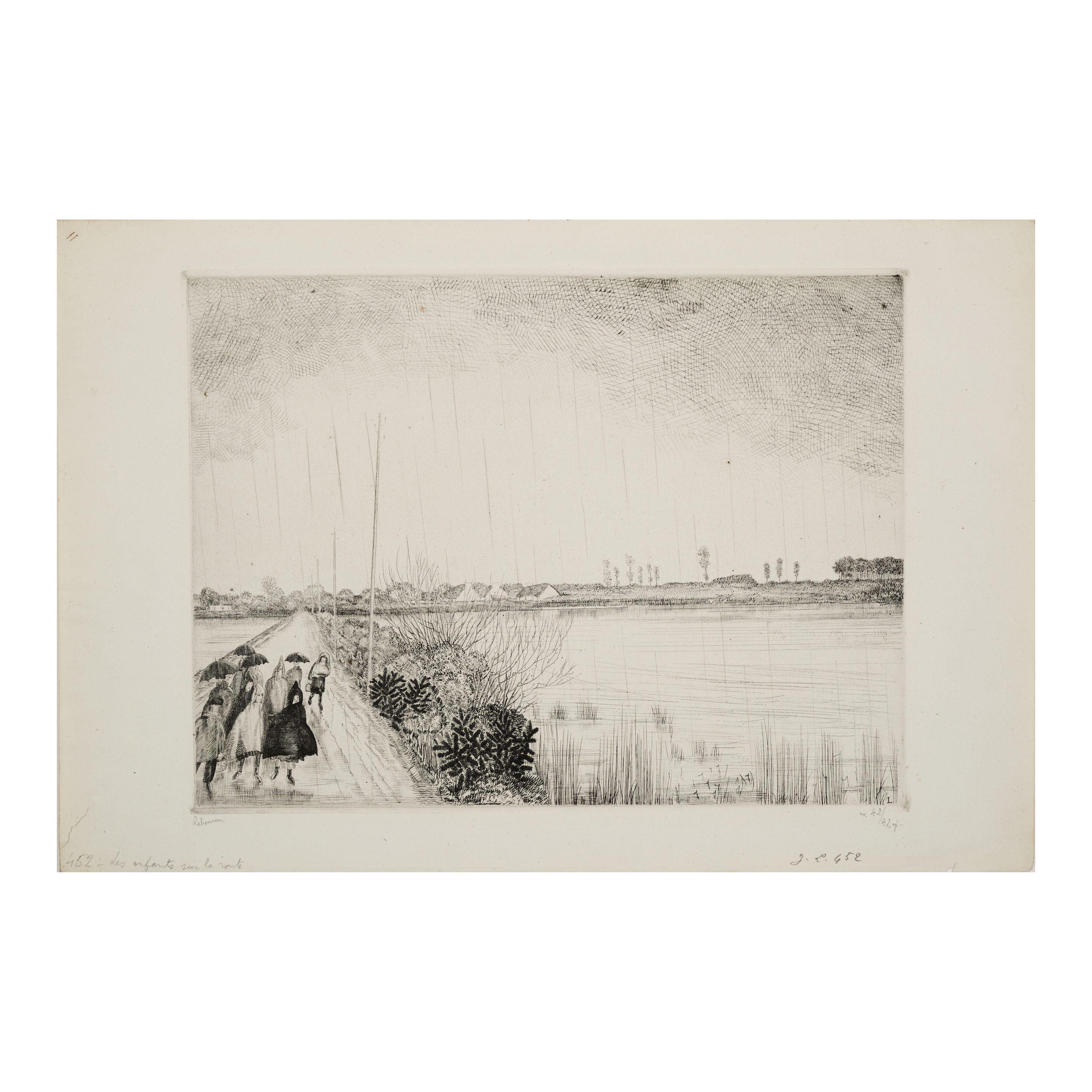 Jean-Emile Laboureur - Les enfants sur la route, 1932