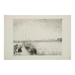 Jean-Emile Laboureur - Les enfants sur la route, 1932