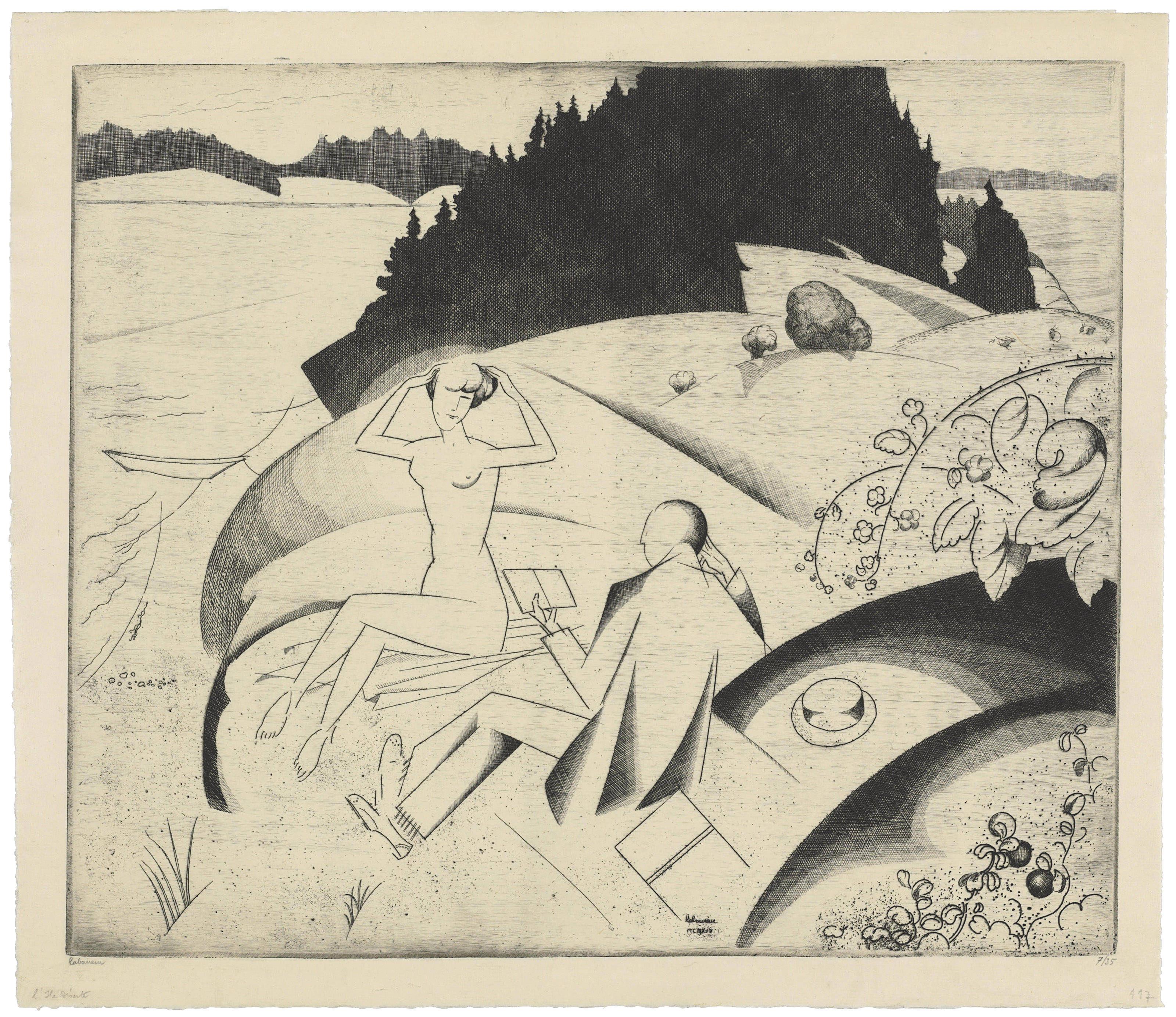 Jean-Emile Laboureur - L\'Ile Déserte