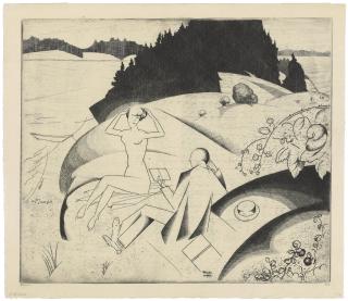 Jean-Emile Laboureur - L\'Ile Déserte