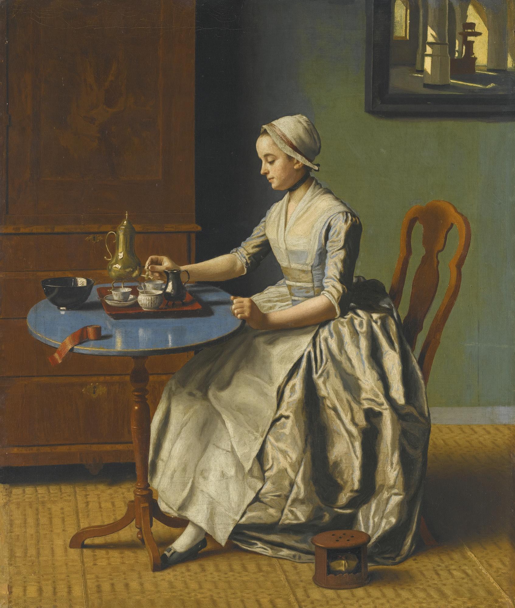 Jean-Etienne Liotard - A Dutch Girl At Breakfast
