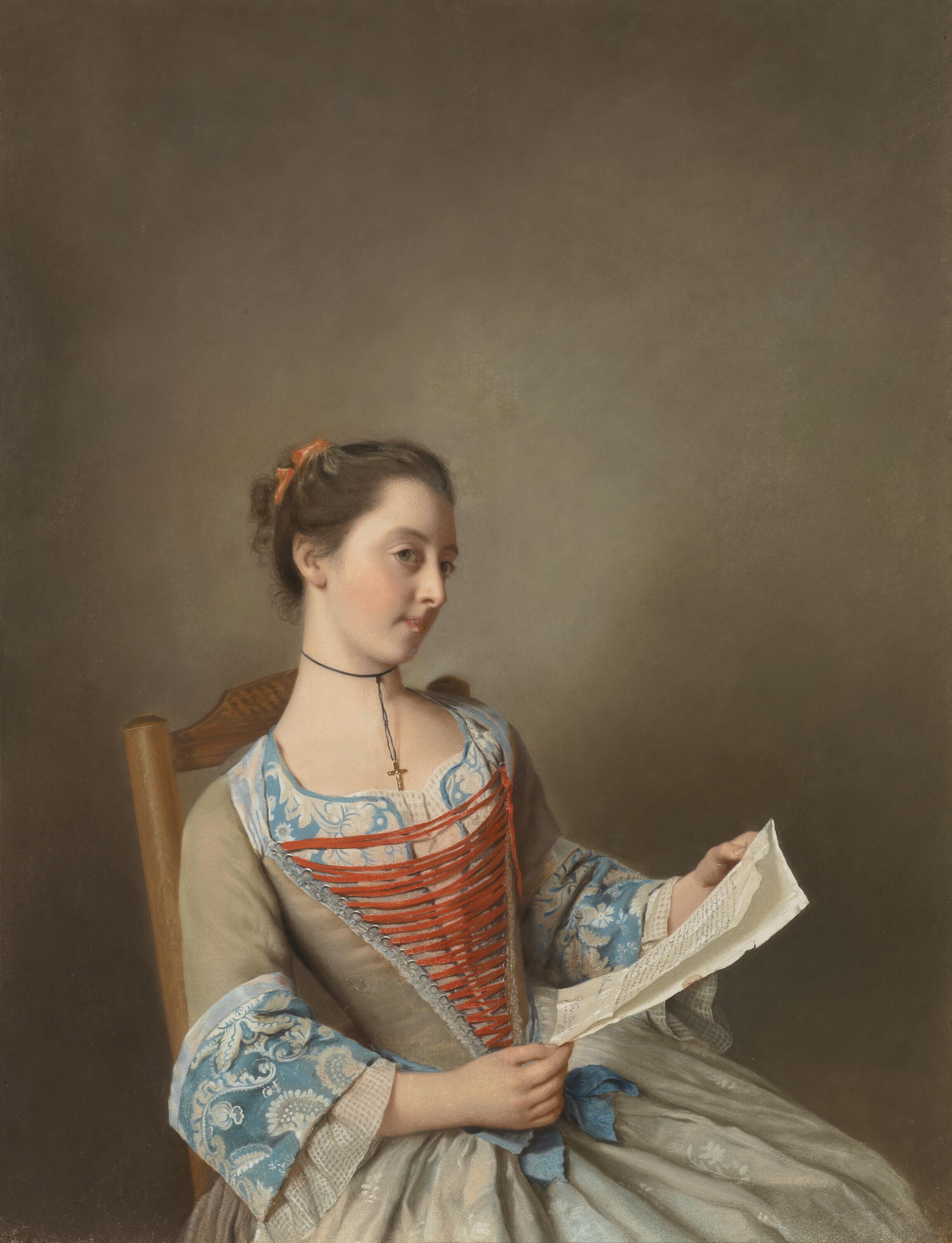 Jean-Étienne Liotard - ‘La Liseuse’ (Portrait Of Susanna Lewis Seated)