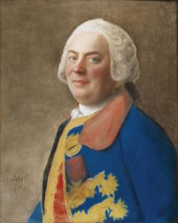 Jean-Etienne Liotard - Portrait D\'Un Officier Portant L\'Ordre Du Saint Espritjean-Etienne Liotard ; Portrait Of An Officer Wearing The Order Of The Saint Esprit ; Signed And Dated Lower Left ; Pastel