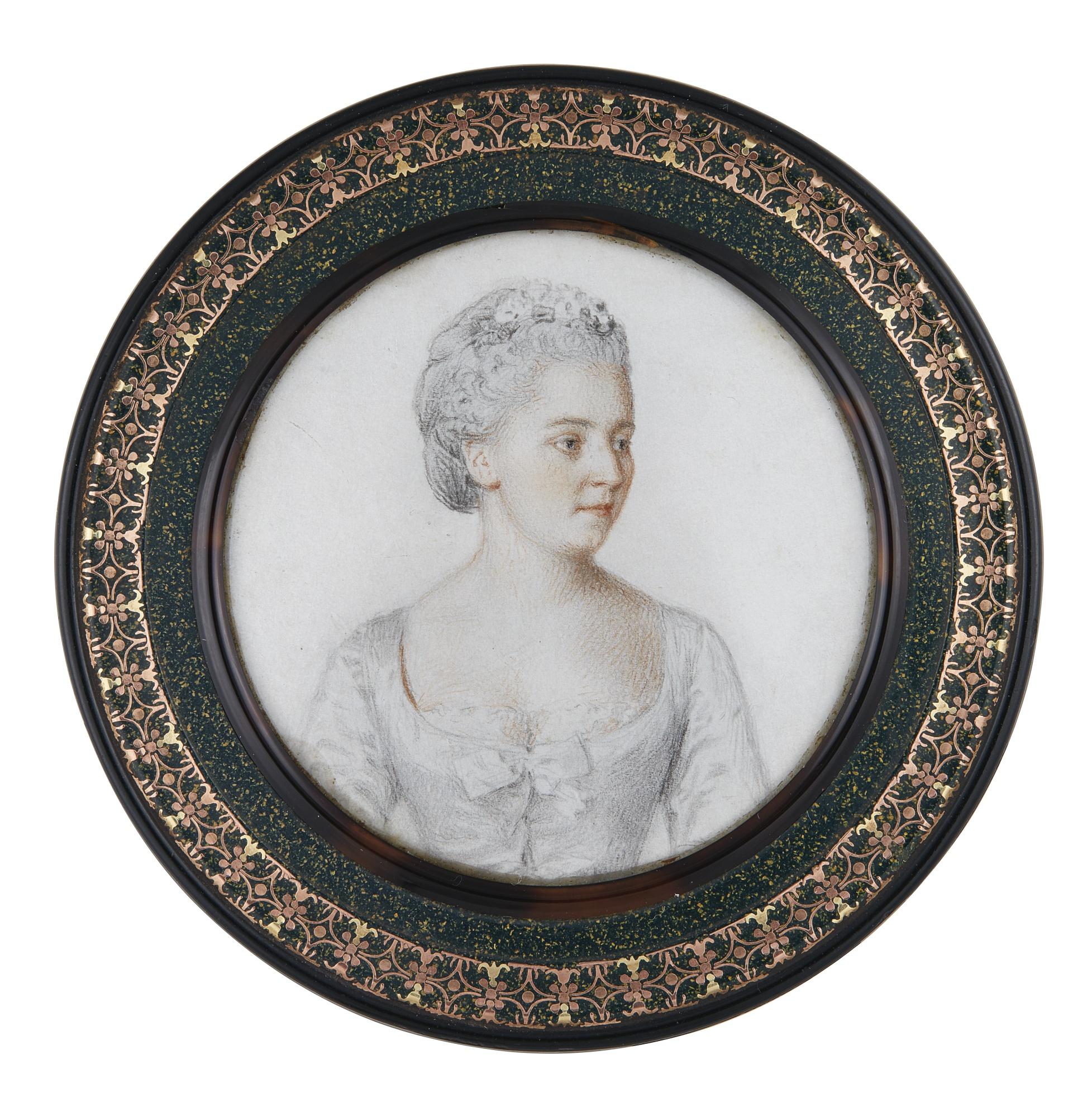 Jean-Étienne Liotard - Portrait Of Marie Grand, Née Silvestre (1721-1793), Circa 1750