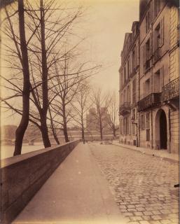 Jean Eugène Auguste Atget - Quai d\'Orléans, Ile Saint-Louis